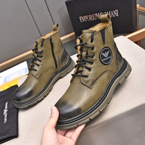 Armani Boots For Men #1266414 $92.00 USD, Wholesale Replica Armani Boots