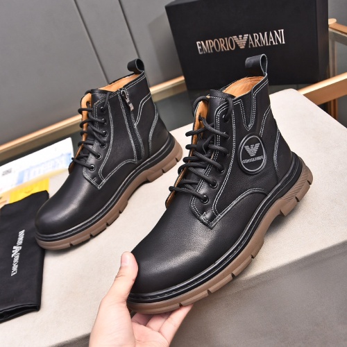 Armani Boots For Men #1266415 $92.00 USD, Wholesale Replica Armani Boots