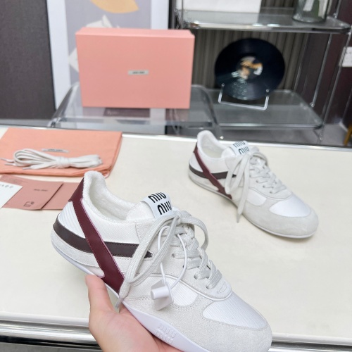 Replica MIU MIU Casual Shoes For Women #1266445 $98.00 USD for Wholesale