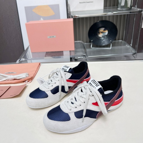 MIU MIU Casual Shoes For Women #1266449 $98.00 USD, Wholesale Replica MIU MIU Casual Shoes