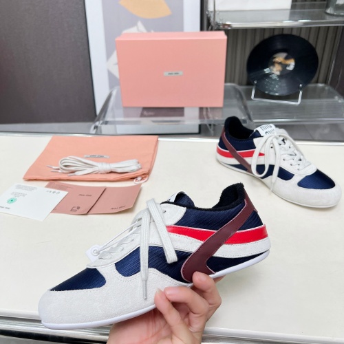 Replica MIU MIU Casual Shoes For Women #1266449 $98.00 USD for Wholesale