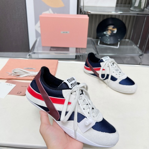 Replica MIU MIU Casual Shoes For Women #1266449 $98.00 USD for Wholesale