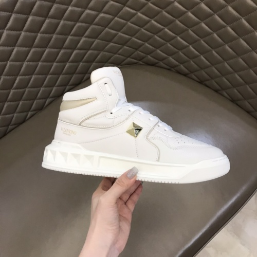 Replica Valentino High Tops Shoes For Men #1266488 $96.00 USD for Wholesale