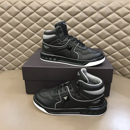 Valentino High Tops Shoes For Men #1266494 $96.00 USD, Wholesale Replica Valentino High Tops Shoes