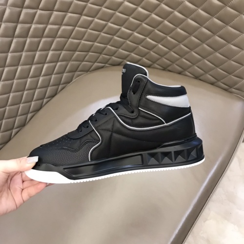 Replica Valentino High Tops Shoes For Men #1266494 $96.00 USD for Wholesale