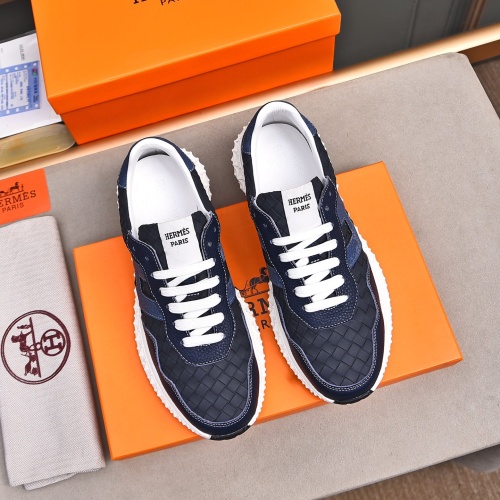 Replica Hermes Casual Shoes For Men #1266558 $76.00 USD for Wholesale