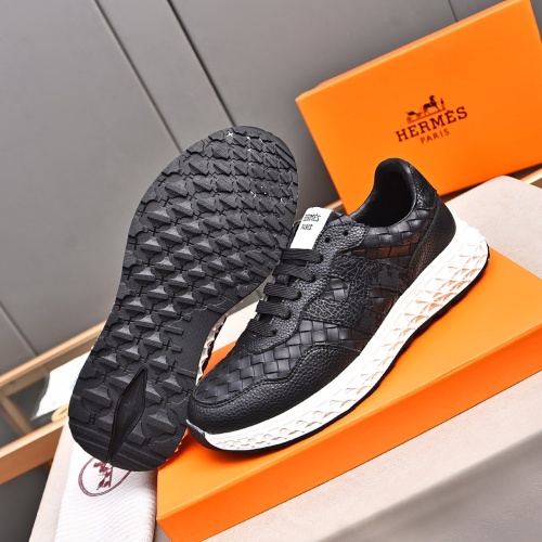 Replica Hermes Casual Shoes For Men #1266559 $76.00 USD for Wholesale