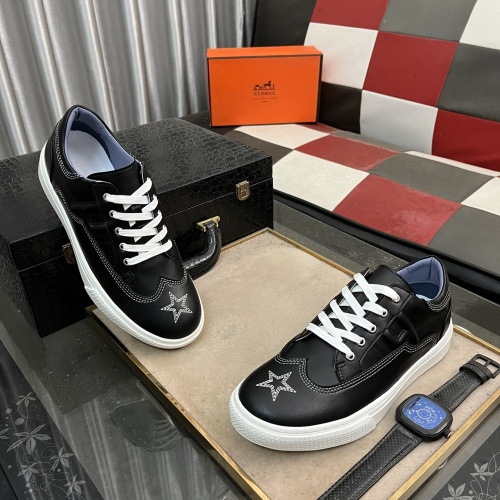 Replica Hermes Casual Shoes For Men #1266570 $72.00 USD for Wholesale