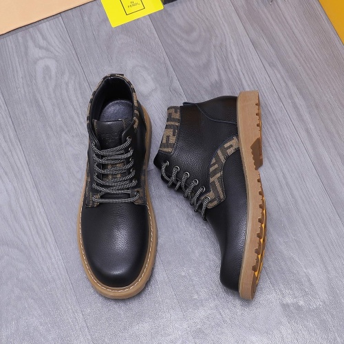 Replica Fendi Fashion Boots For Men #1266588 $85.00 USD for Wholesale