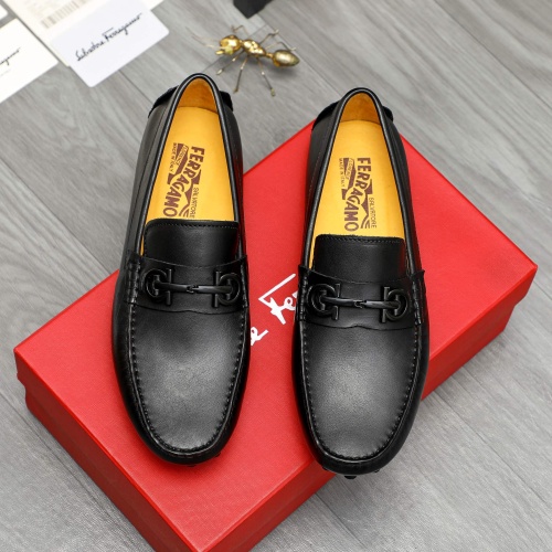 Salvatore Ferragamo Leather Shoes For Men #1266619 $72.00 USD, Wholesale Replica Salvatore Ferragamo Leather Shoes