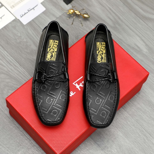 Salvatore Ferragamo Leather Shoes For Men #1266620 $72.00 USD, Wholesale Replica Salvatore Ferragamo Leather Shoes