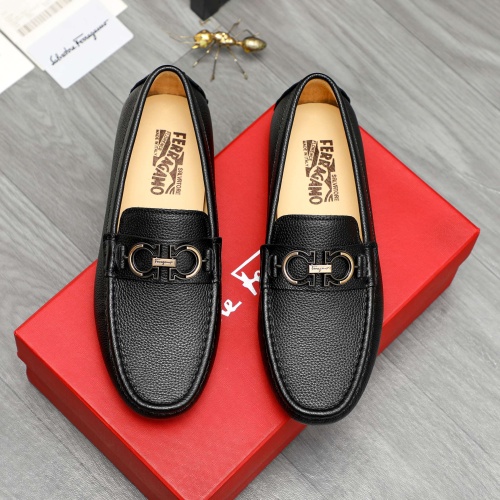 Salvatore Ferragamo Leather Shoes For Men #1266622 $72.00 USD, Wholesale Replica Salvatore Ferragamo Leather Shoes