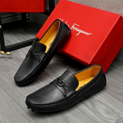 Salvatore Ferragamo Leather Shoes For Men #1266624 $72.00 USD, Wholesale Replica Salvatore Ferragamo Leather Shoes