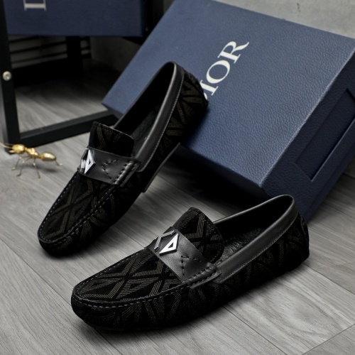 Christian Dior Leather Shoes For Men #1266626 $72.00 USD, Wholesale Replica Christian Dior Leather Shoes