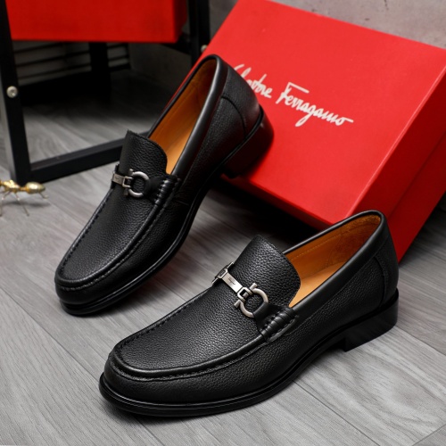 Salvatore Ferragamo Leather Shoes For Men #1266630 $85.00 USD, Wholesale Replica Salvatore Ferragamo Leather Shoes