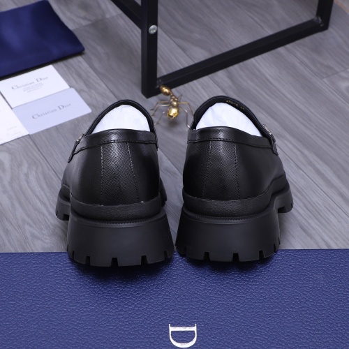 Replica Christian Dior Leather Shoes For Men #1266653 $88.00 USD for Wholesale