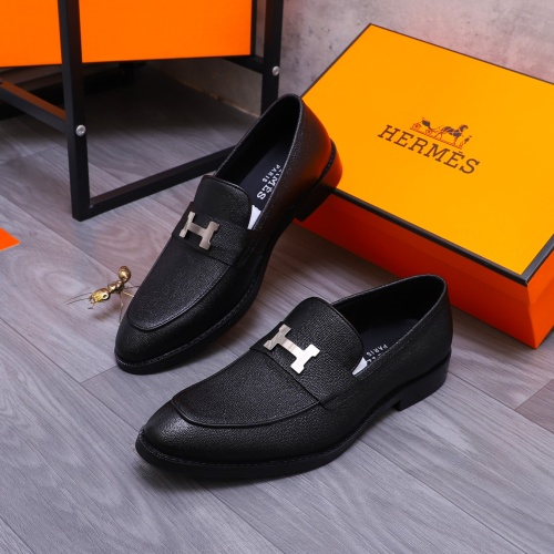 Hermes Leather Shoes For Men #1266666 $82.00 USD, Wholesale Replica Hermes Leather Shoes