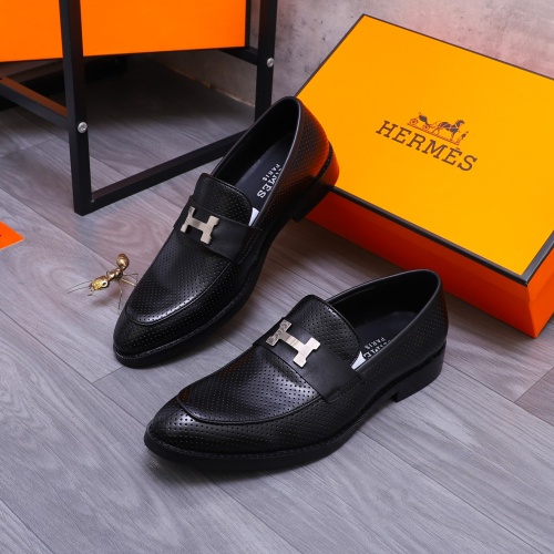 Hermes Leather Shoes For Men #1266667 $82.00 USD, Wholesale Replica Hermes Leather Shoes