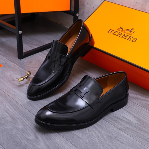 Hermes Leather Shoes For Men #1266668 $82.00 USD, Wholesale Replica Hermes Leather Shoes