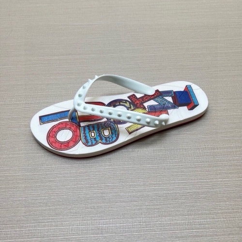 Replica Christian Louboutin CL Slippers For Men #1266696 $45.00 USD for Wholesale