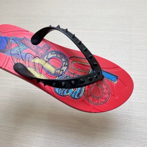 Replica Christian Louboutin CL Slippers For Men #1266703 $45.00 USD for Wholesale