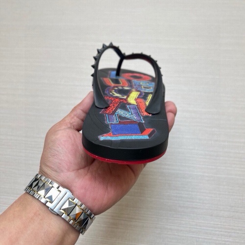 Replica Christian Louboutin CL Slippers For Men #1266707 $45.00 USD for Wholesale