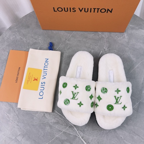 Louis Vuitton Slippers For Women #1266710 $85.00 USD, Wholesale Replica Louis Vuitton Slippers