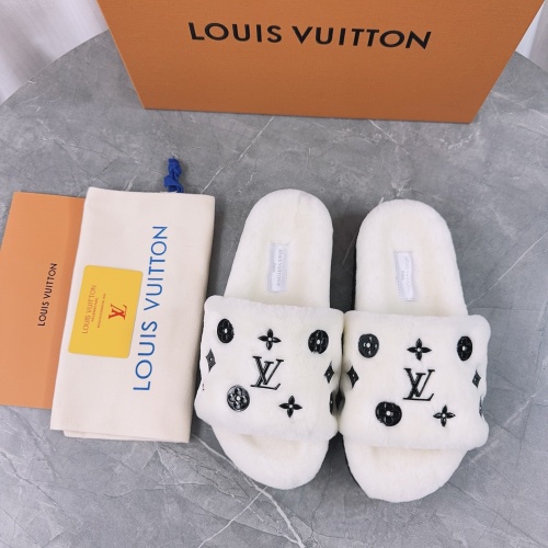 Louis Vuitton Slippers For Women #1266712 $85.00 USD, Wholesale Replica Louis Vuitton Slippers