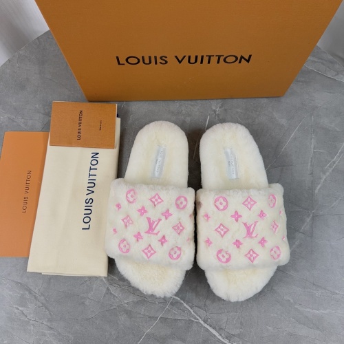 Louis Vuitton Slippers For Women #1266717 $85.00 USD, Wholesale Replica Louis Vuitton Slippers