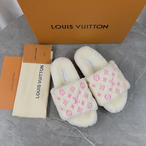 Replica Louis Vuitton Slippers For Women #1266717 $85.00 USD for Wholesale