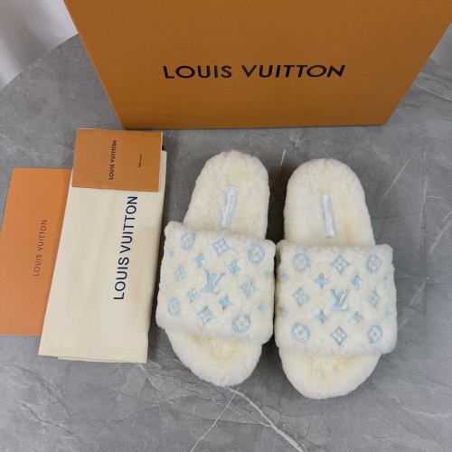 Louis Vuitton Slippers For Women #1266718 $85.00 USD, Wholesale Replica Louis Vuitton Slippers