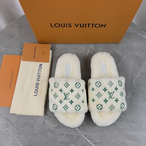 Louis Vuitton Slippers For Women #1266721 $85.00 USD, Wholesale Replica Louis Vuitton Slippers