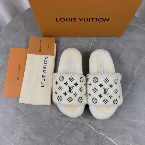 Louis Vuitton Slippers For Women #1266724 $85.00 USD, Wholesale Replica Louis Vuitton Slippers