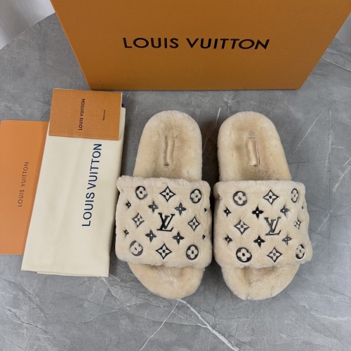 Louis Vuitton Slippers For Women #1266727 $85.00 USD, Wholesale Replica Louis Vuitton Slippers