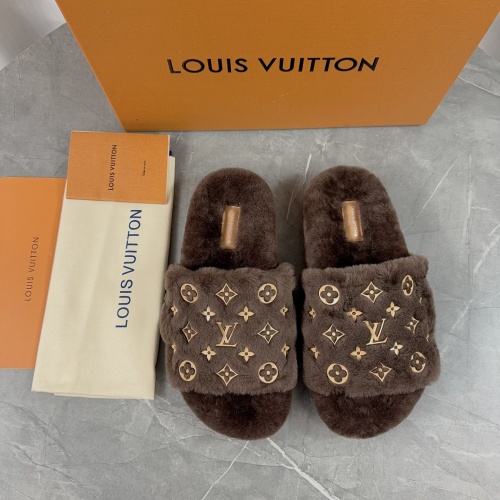 Replica Louis Vuitton Slippers For Women #1266728 $85.00 USD for Wholesale