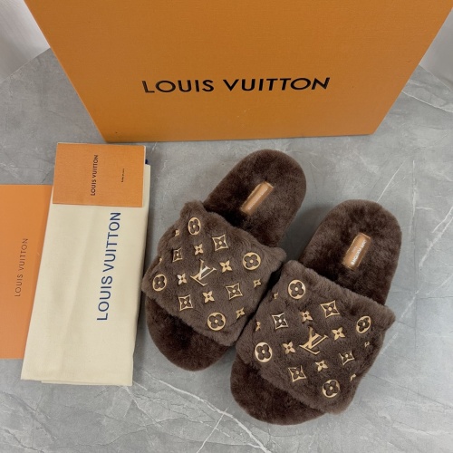 Replica Louis Vuitton Slippers For Women #1266728 $85.00 USD for Wholesale