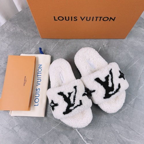 Replica Louis Vuitton Slippers For Women #1266734 $85.00 USD for Wholesale