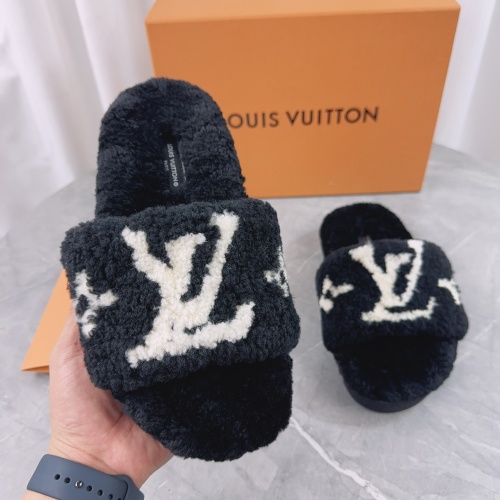 Louis Vuitton Slippers For Women #1266738 $85.00 USD, Wholesale Replica Louis Vuitton Slippers