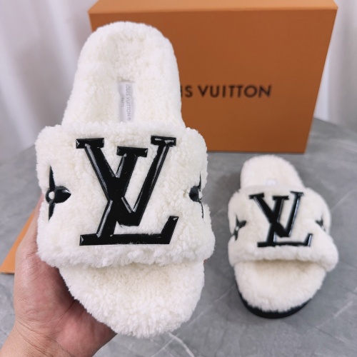 Louis Vuitton Slippers For Women #1266739 $85.00 USD, Wholesale Replica Louis Vuitton Slippers