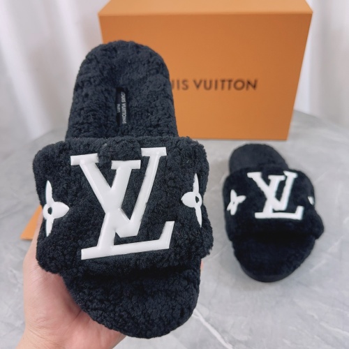 Louis Vuitton Slippers For Women #1266740 $85.00 USD, Wholesale Replica Louis Vuitton Slippers