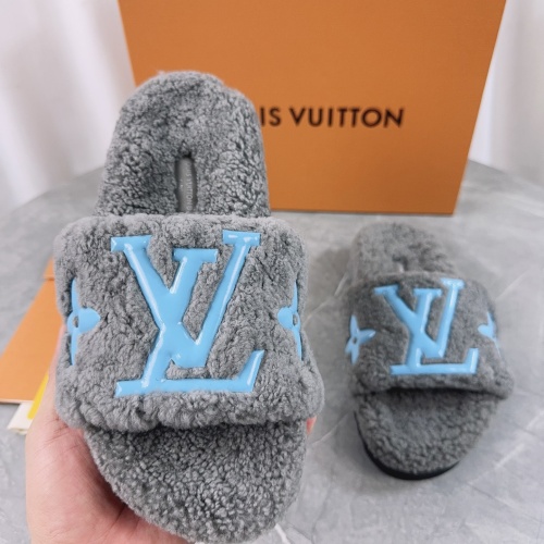 Louis Vuitton Slippers For Women #1266741 $85.00 USD, Wholesale Replica Louis Vuitton Slippers