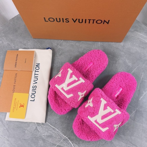 Replica Louis Vuitton Slippers For Women #1266743 $85.00 USD for Wholesale