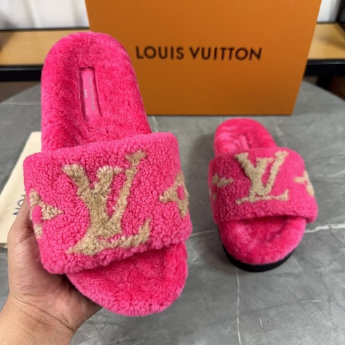 Louis Vuitton Slippers For Women #1266745 $85.00 USD, Wholesale Replica Louis Vuitton Slippers