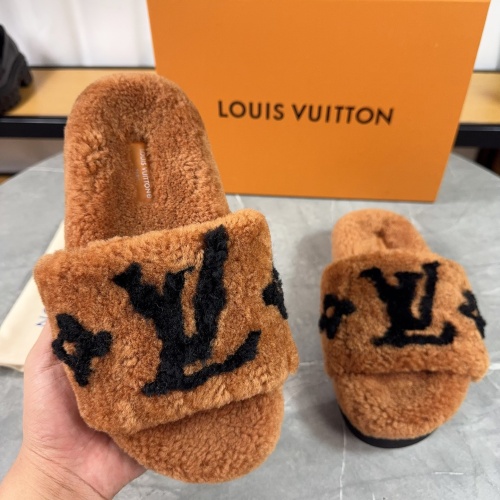 Louis Vuitton Slippers For Women #1266746 $85.00 USD, Wholesale Replica Louis Vuitton Slippers