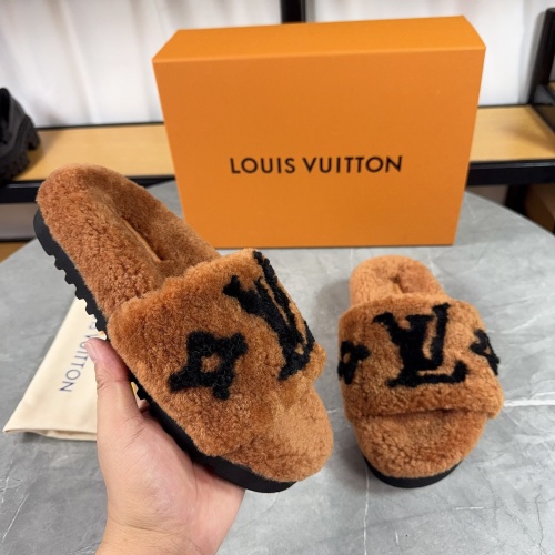 Replica Louis Vuitton Slippers For Women #1266746 $85.00 USD for Wholesale