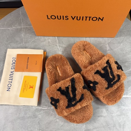 Replica Louis Vuitton Slippers For Women #1266746 $85.00 USD for Wholesale