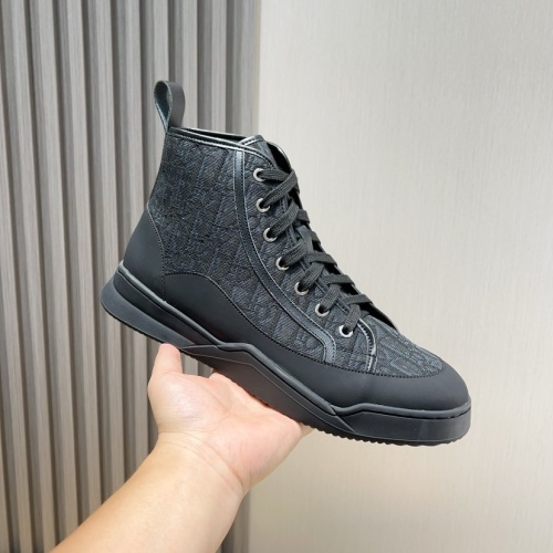 Replica Christian Dior High Top Shoes For Men #1266750 $102.00 USD for Wholesale