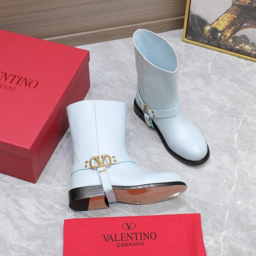 Replica Valentino Boots For Women #1266791 $150.00 USD for Wholesale