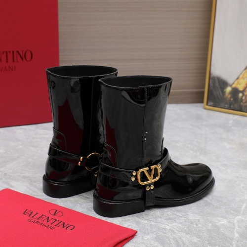 Replica Valentino Boots For Women #1266797 $150.00 USD for Wholesale