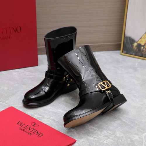 Replica Valentino Boots For Women #1266797 $150.00 USD for Wholesale